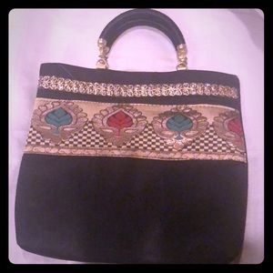 Black and gold purse - great condition!